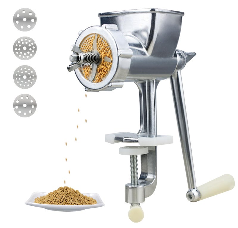 YUCHENGTECH Manual Birds Fishing Bait Granulator Pelleter Manual Bird Food Pellet Maker Animal Pet Food Pellet Mell for Parakeet Canary Chicken Fish with 1.5mm/2mm/2.5mm/3mm Molds - Image 1